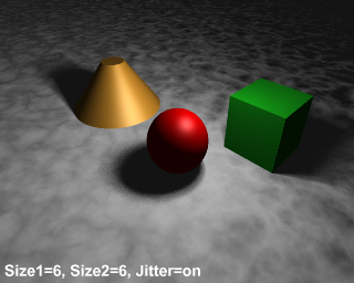 size 6x6 jitter